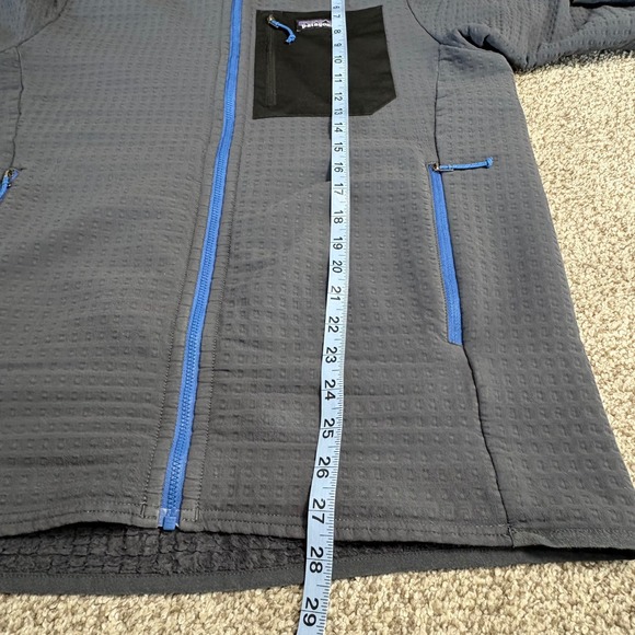 Patagonia Mens R1 TechFace Full Zip Jacket Gray Fleece MED Outdoor Gorpcore - Picture 11 of 12